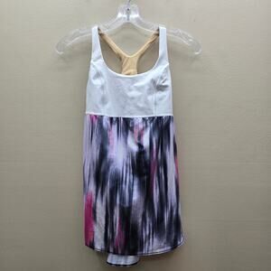 Lululemon Women's Tie Dye Racerback Babydoll Tank Top Activewear Multicolor SZ 6